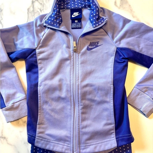 Kids Nike Violet and Purple Tracksuit Set - Picture 3 of 7